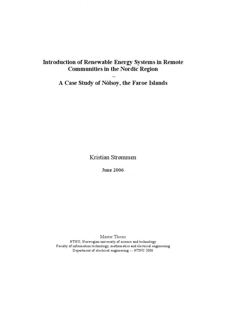 thesis statement on renewable energy